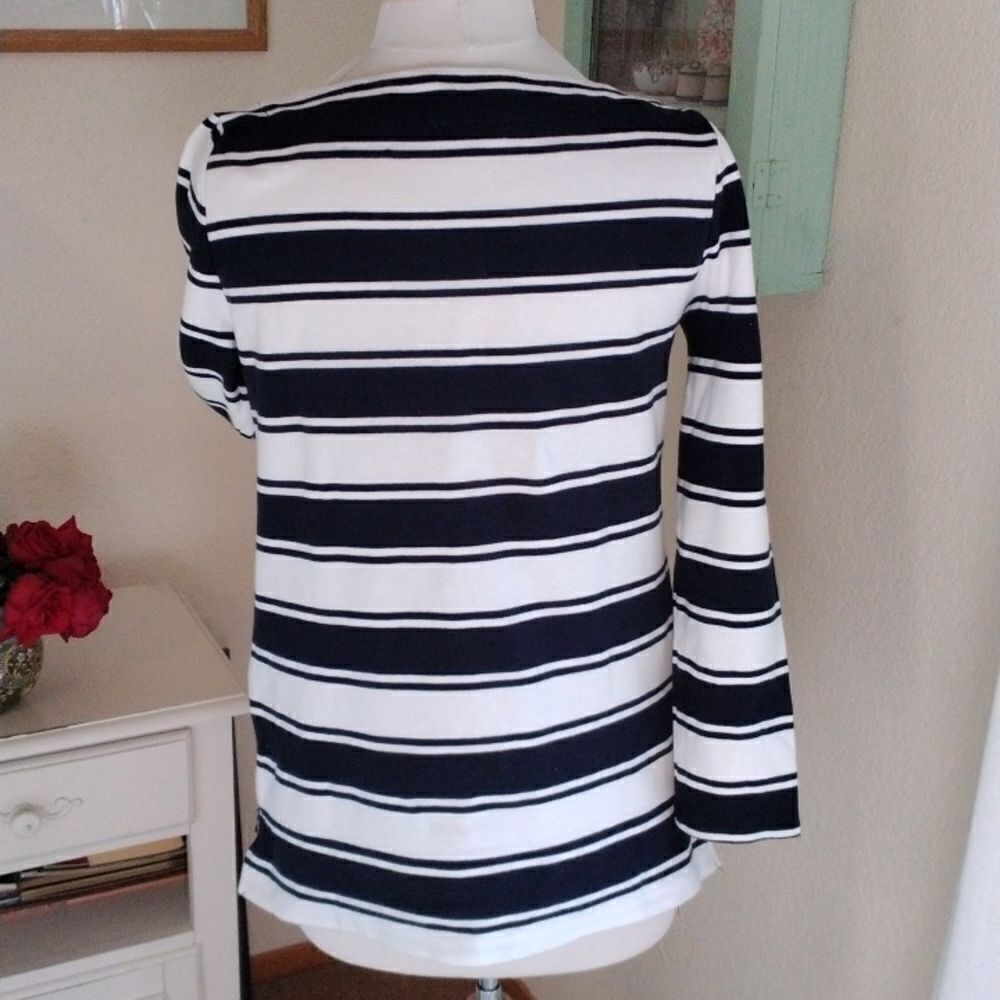 Talbots Striped Knit Top - Picture 4 of 8